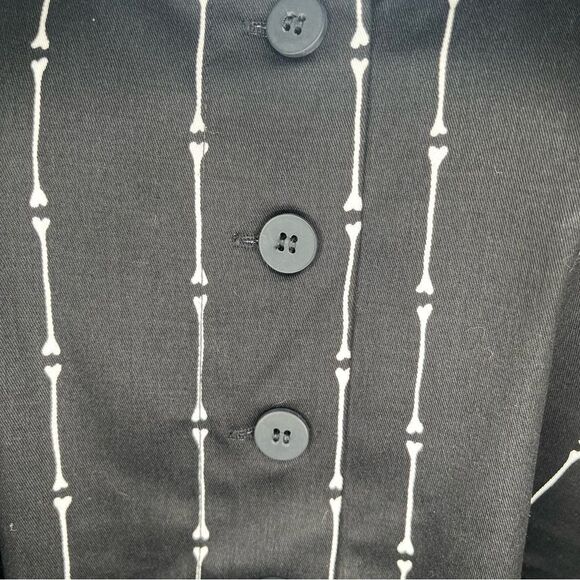 Modcloth Black Friday Striped to the Bone Midi Dress Midi Dress 10 AU 6 US NWT - Picture 11 of 13